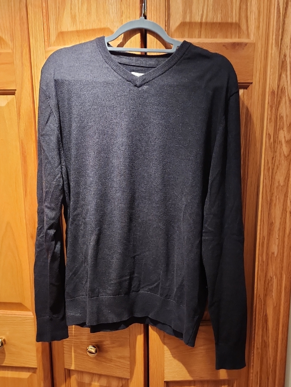 St. John's Bay Men's V-Neck Sweater - Navy